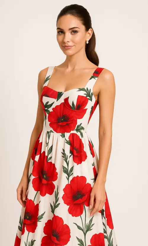 Racing Floral Dress 2025