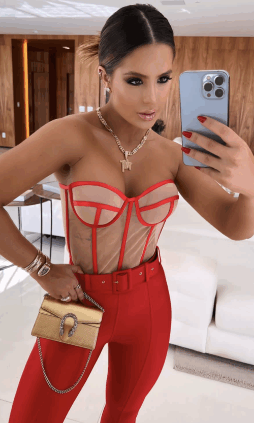 Corselet Illusion Red